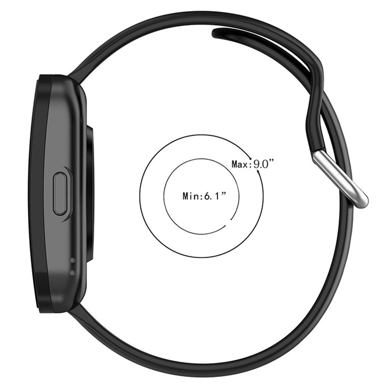 22MM Silicone Watch Strap for Huami Amazfit BIP5/GTR 4/GTR 3/GTR 3 Pro/GTR 2E