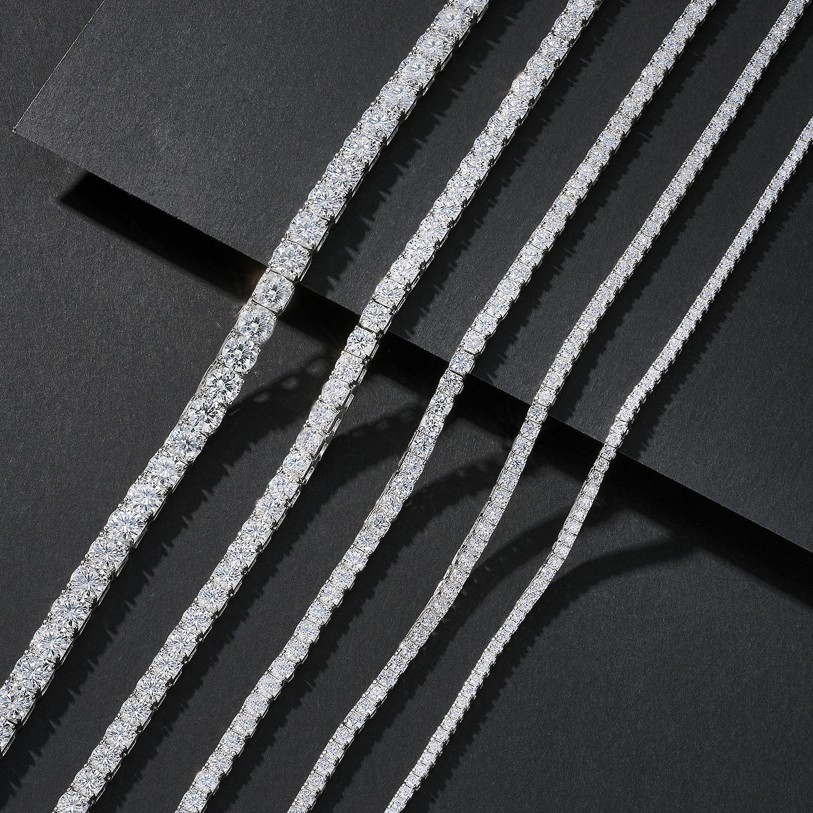 Hot fashion 925 Sterling Silver VVS1 MOISSANITE Tennis Chain Bracelet for Women