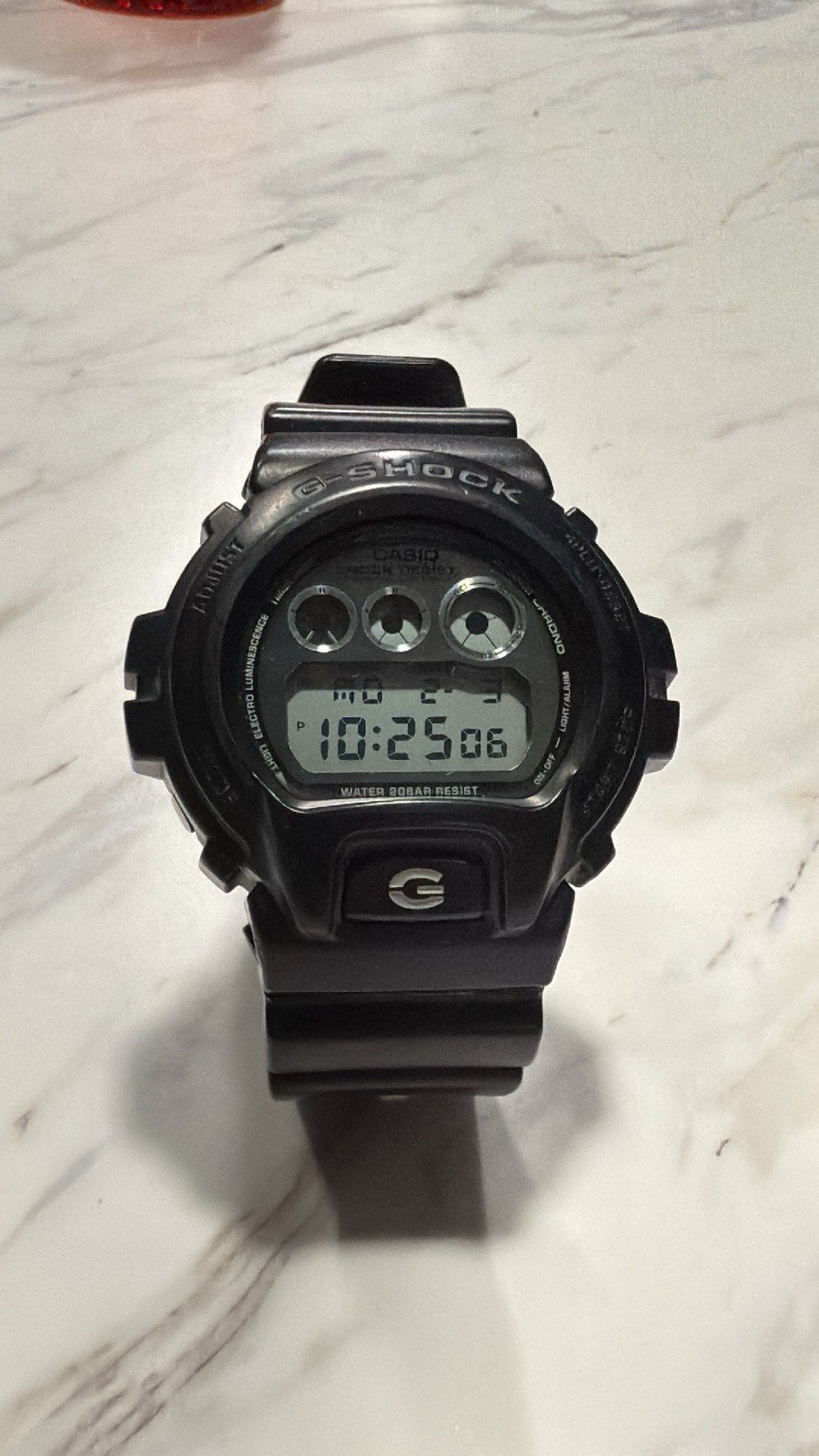 Casio G-Shock Black DW-6900 Black/Silver