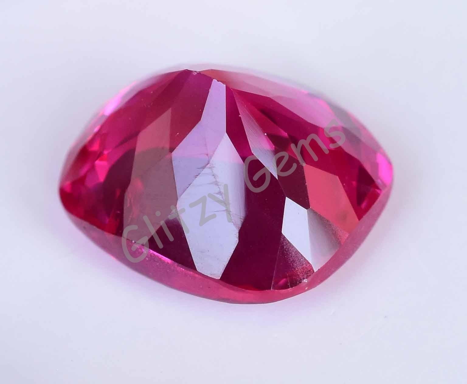 Natural Pink Ruby Mogok 20.00 Ct Cushion Stunning CERTIFIED Loose Gemstone
