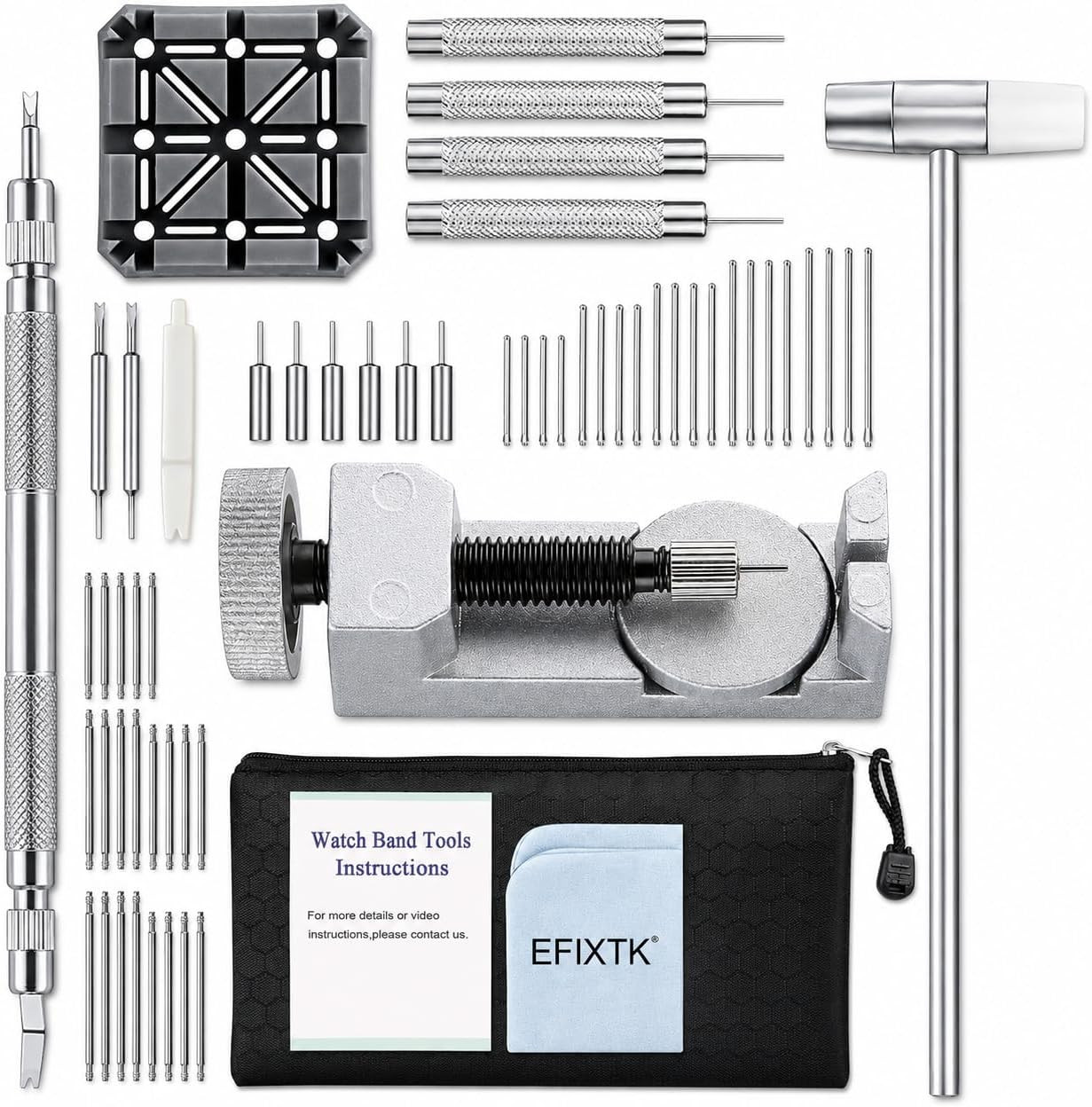 Watch Link Removal Kit, Watch Band Tool for Watch Bracelet