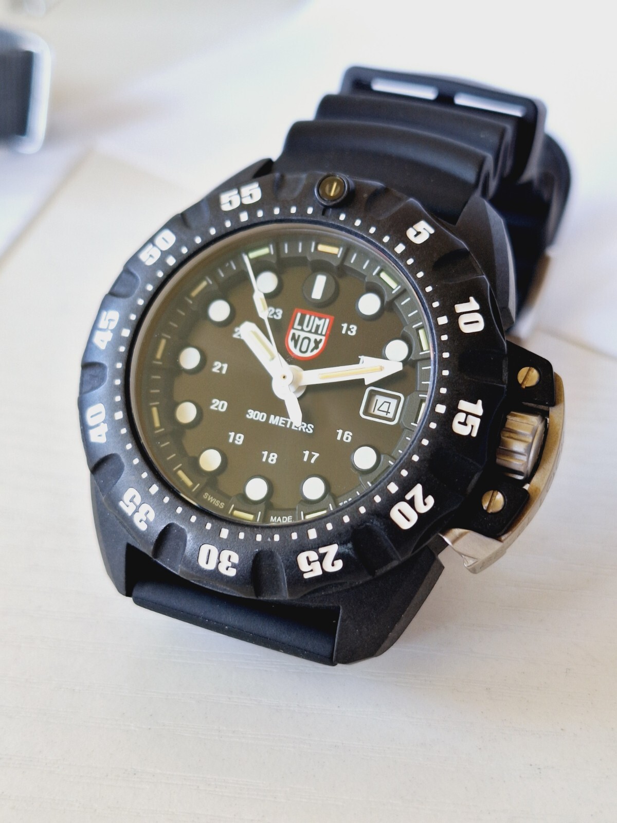 Luminox Scott Cassell Deep Black Dial Men’s Watch 1550 Save the Sea Wolves