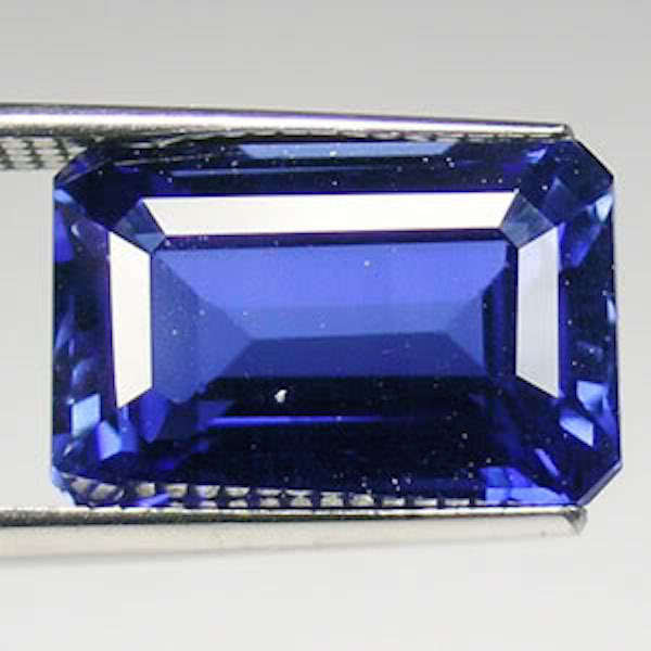 Lab Created Blue Sapphire Diffusion Octagon Faceted Loose Stones (7x5mm-16x12mm)