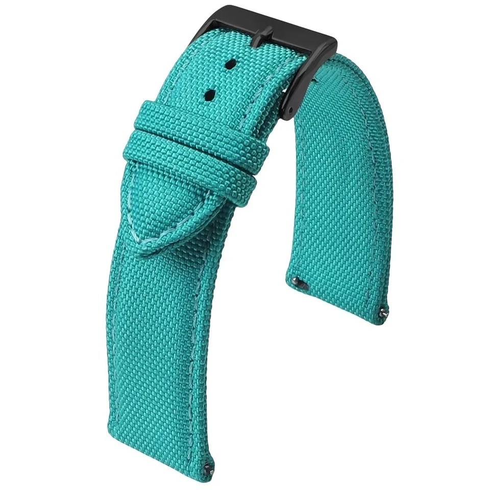 18mm 19mm 20mm 21mm 22mm 24mm Waterproof Sailcloth Watch Strap Two-Sided Nylon
