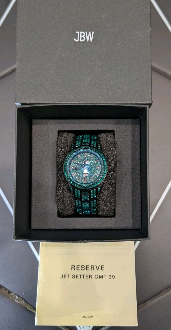 JBW Reserve Limited Edition JET SETTER GMT (Emerald Green)