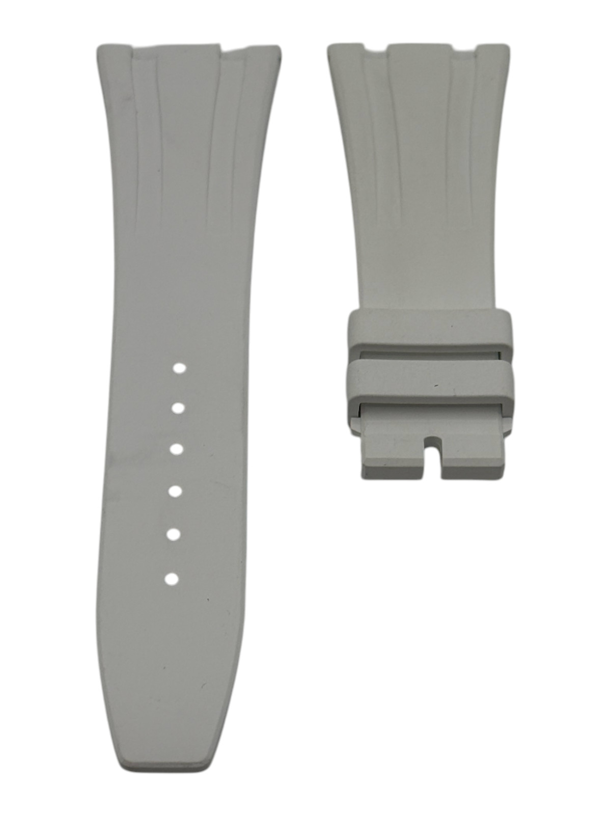 Audemars Piguet White Rubber Strap for Royal Oak 26 mm x 18 mm NEW OEM