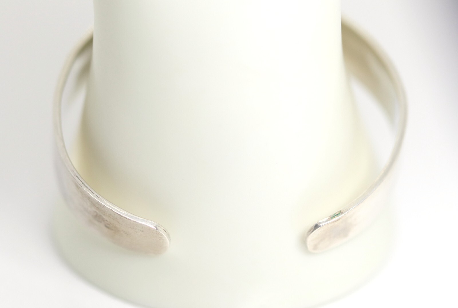 925 Sterling Silver Bangle MEXICO – Ethnic Decor Animal Blackened, L: 16cm