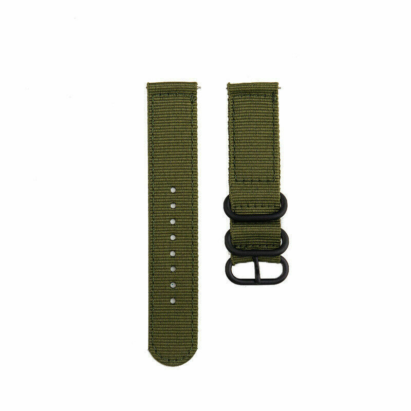 20mm For Garmin Forerunner 245 645 Music / 55 Woven Nylon Watch Band Strap