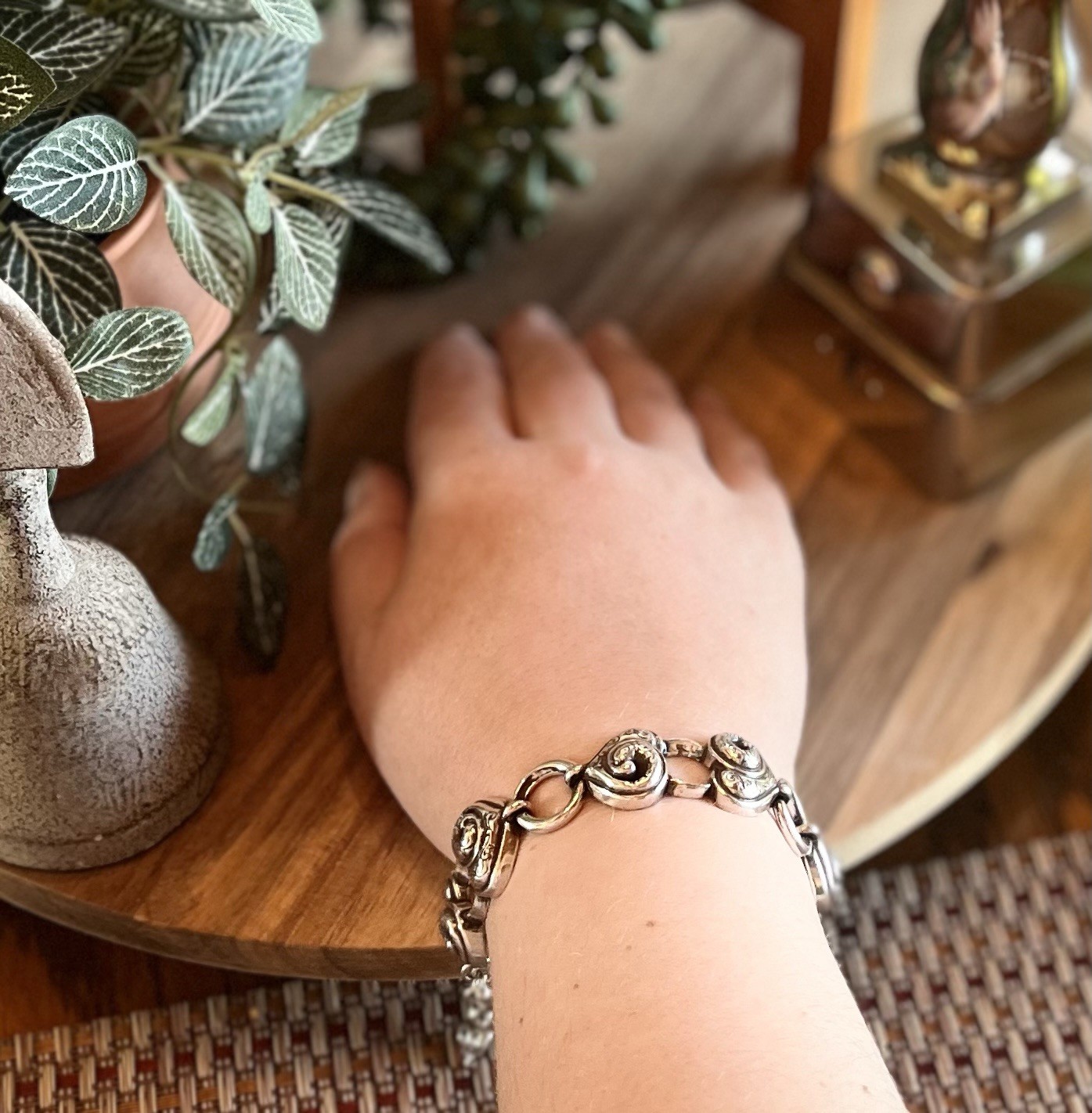 BRIGHTON Penelope Heart Bracelet Retired Design 7-8.5″