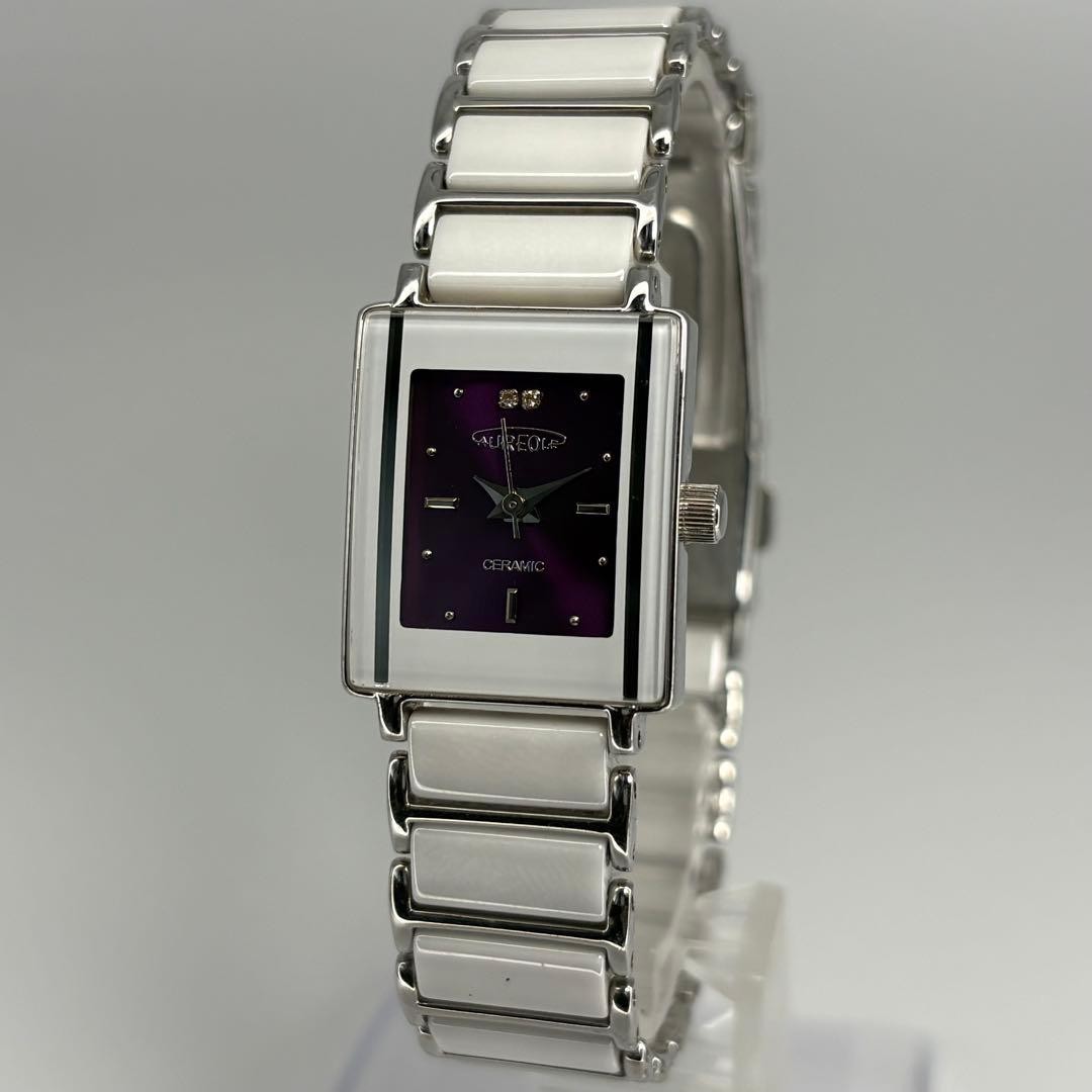 AUREOLE Breath Type Quartz Watch Ceramic