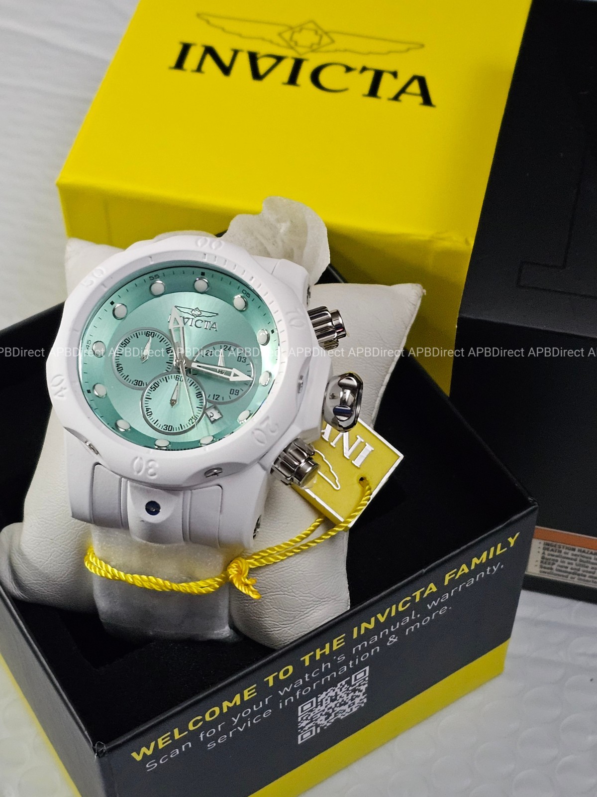 Invicta – AQUA PLATED Venom PHANTOM – 54mm AQUA Blue Chronograph – Mens Watch