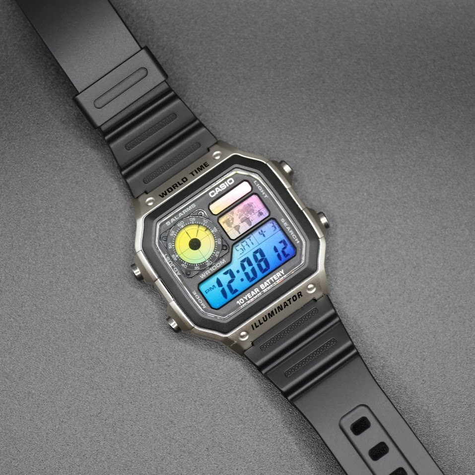Beach Sunset | CASIO AE-1200WHD Royale | World Time Watch | Mod 🌅