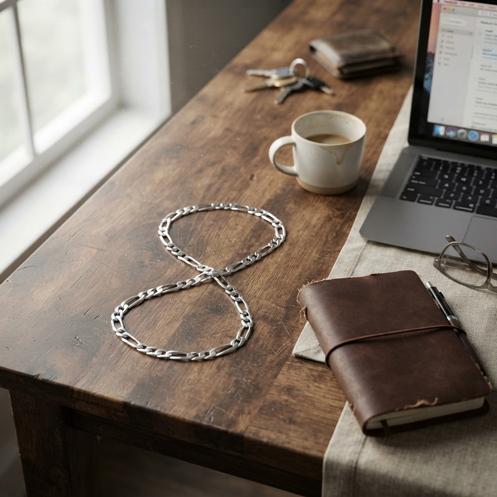 Hypoallergenic 5mm/7mm Figaro Chain in Silver – Perfect Gift for Every Occasion