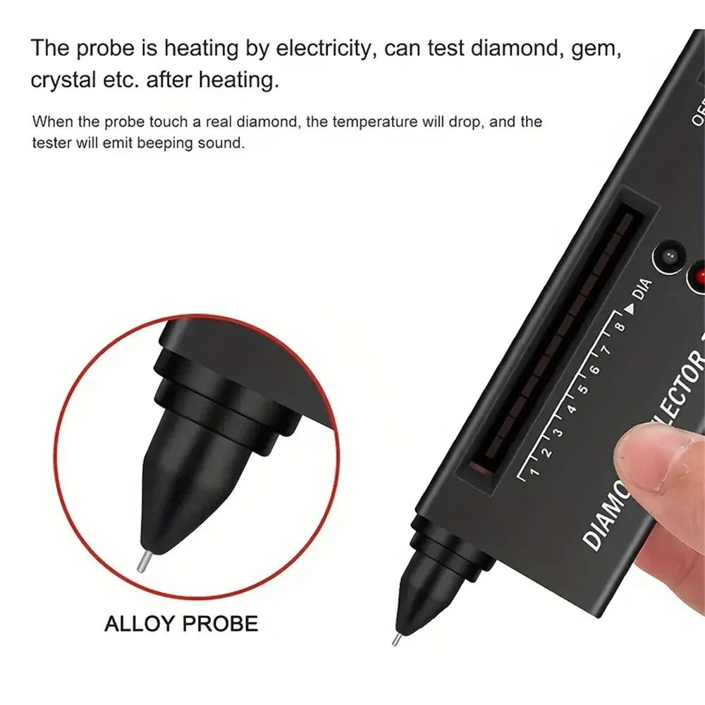 Diamond Tester Pen High Accuracy Professional Jewelry Gem Tester