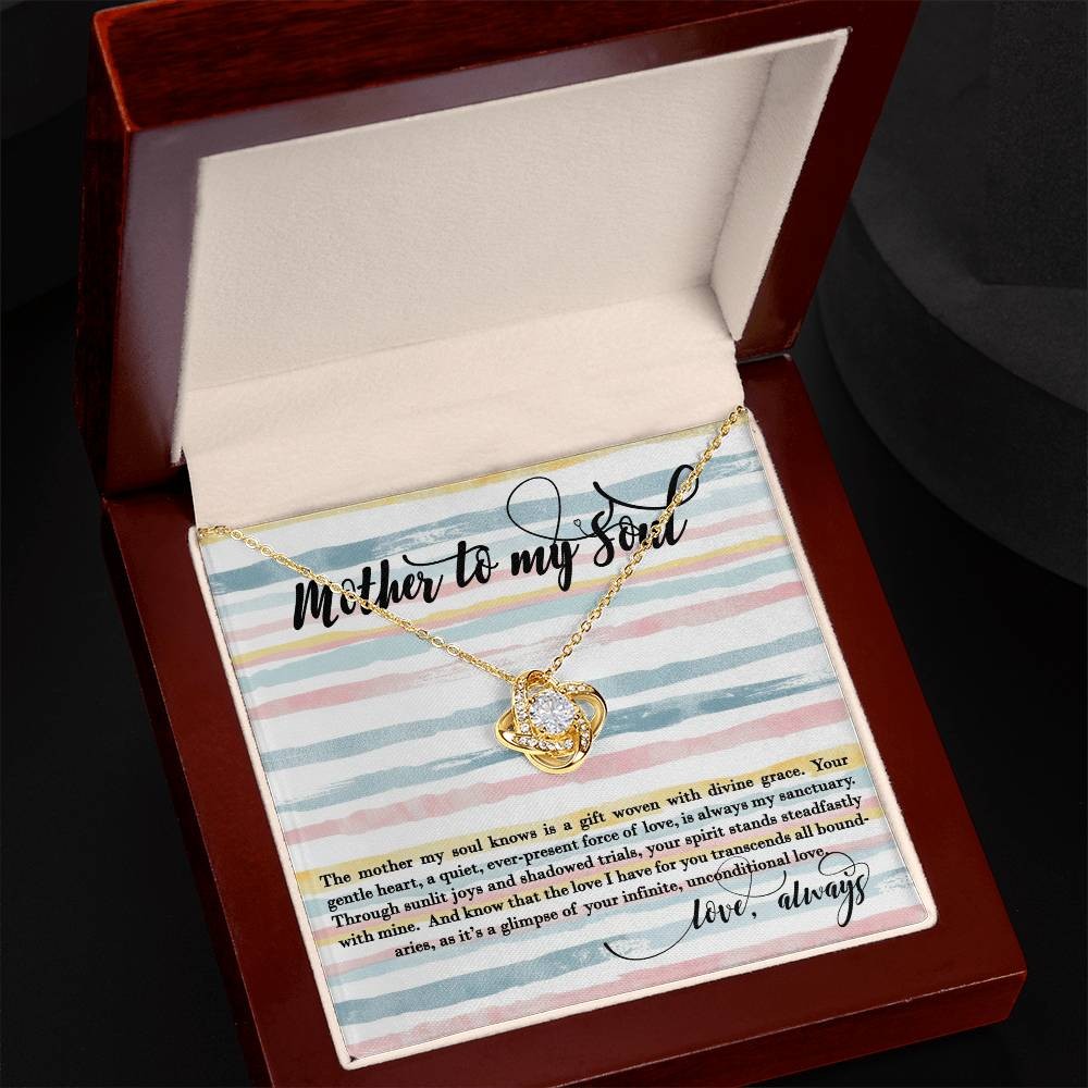 Mother’s Day to My Soul Pendant Necklace Birthday Wife Gift