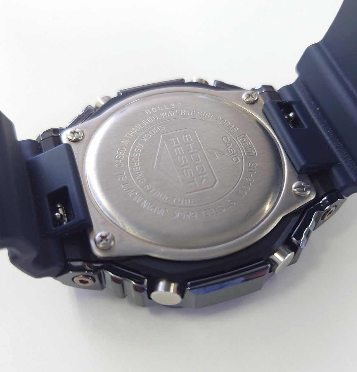 G SHOCK GM 2100N 2AJF Metal Covered Navy Blue Wristwatch