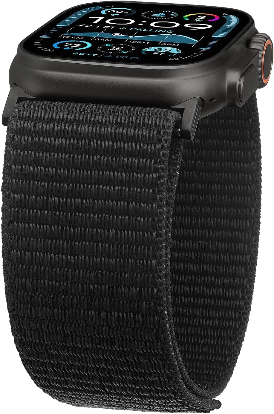 Ultra Wide Nylon Fabric Watch Band Compatible with Apple Watch 38mm 40mm 41mm 42