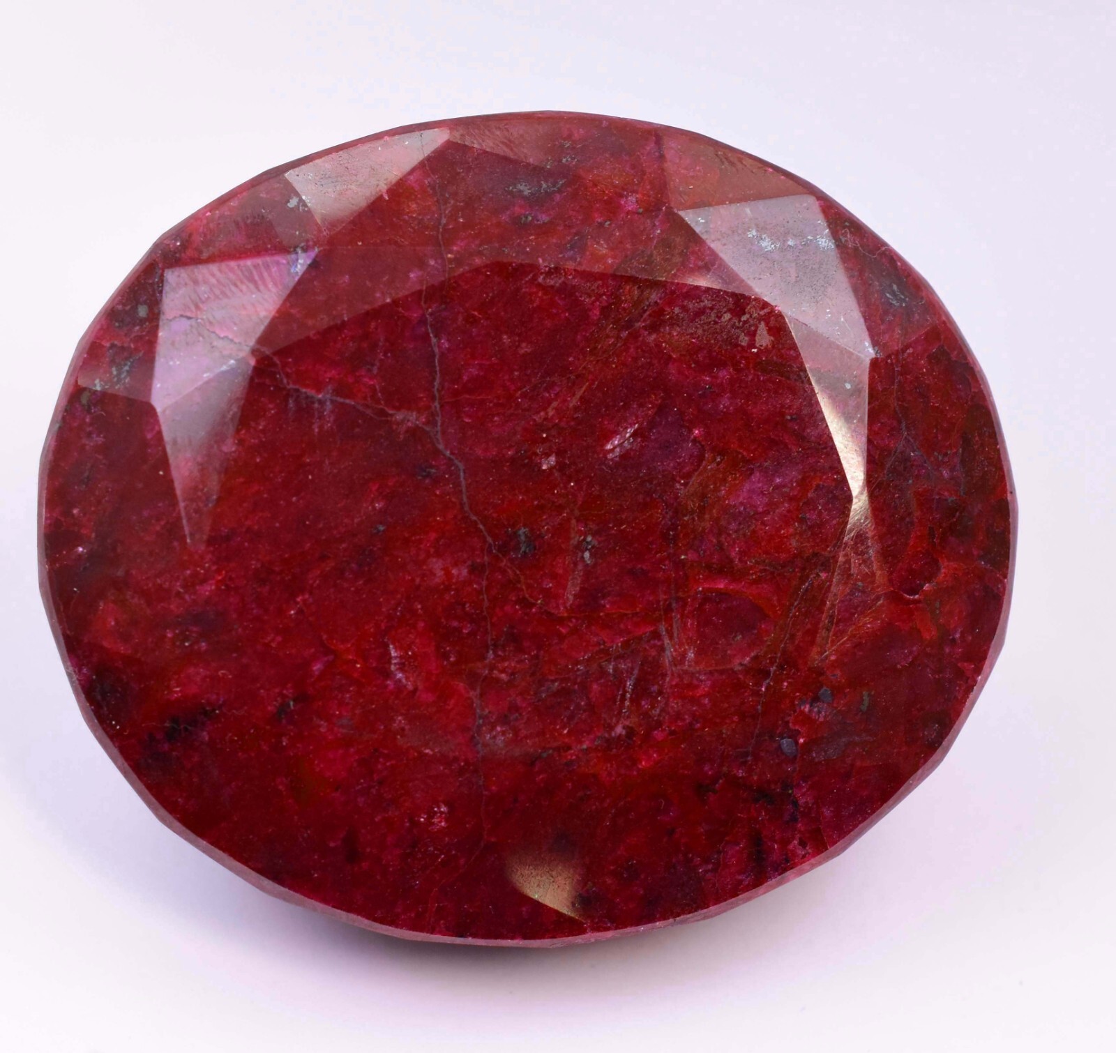 804.5 CT Natural Huge Red Ruby Certified Earth-Mined Oval Museum Grade Gemstone
