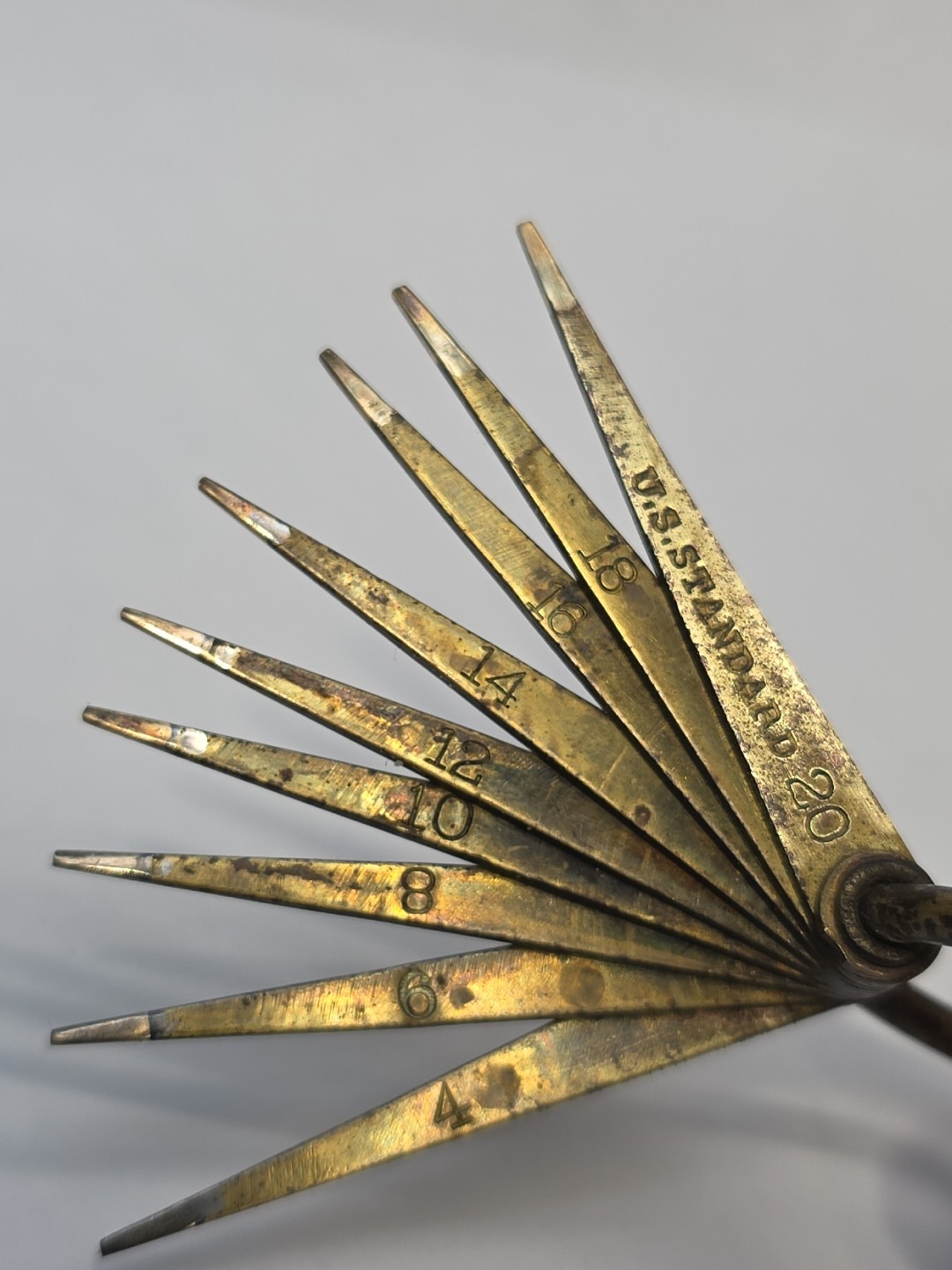 9 Vintage Gold Testing Needles 4kt to 20kt U.S. Standard Ring Jewelers Tools VTG