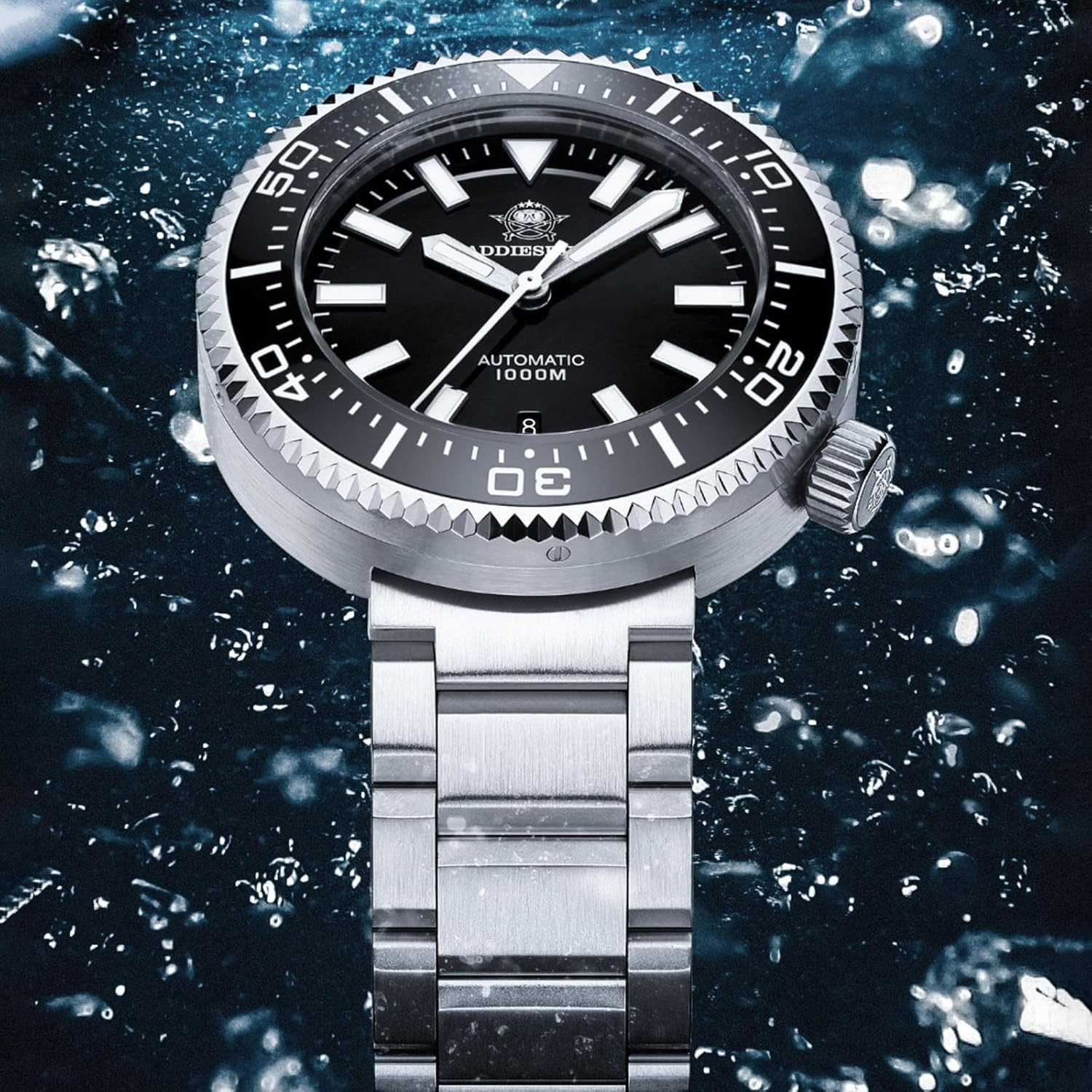 Men’s 1000M Diver Automatic Watch – Luminous Sapphire Crystal, 45MM