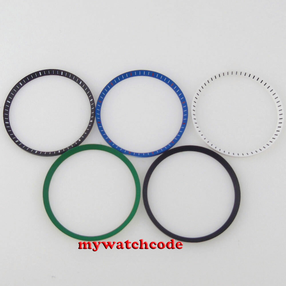 Black blue white green Chapter Ring for Japan SKX007 fits 7S26-0020 MOD Part