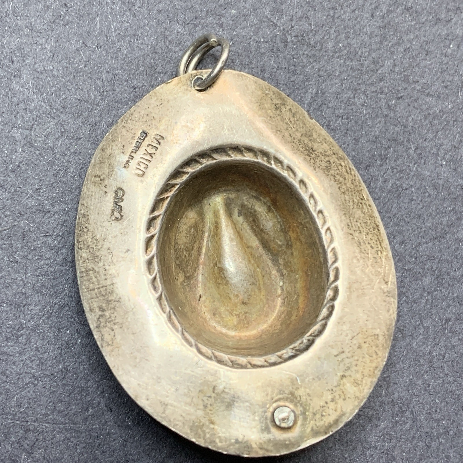 STERLING SILVER 925 Lot Necklace Pendant SS36 Cowboy Hat Country Mexico