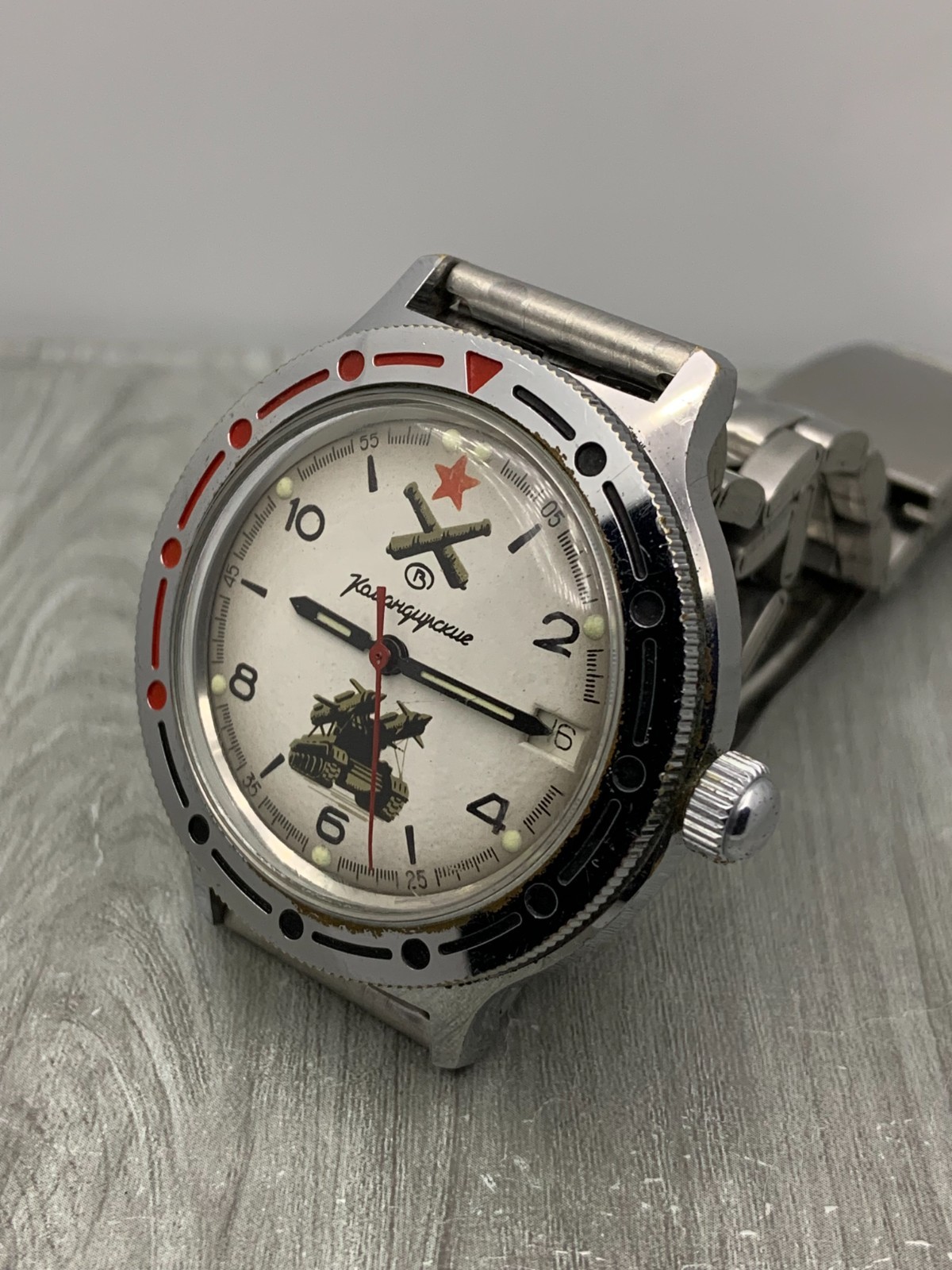 Military Soviet Men’s Watch Vostok Komandirskie Wostok Automatic USSR Russia