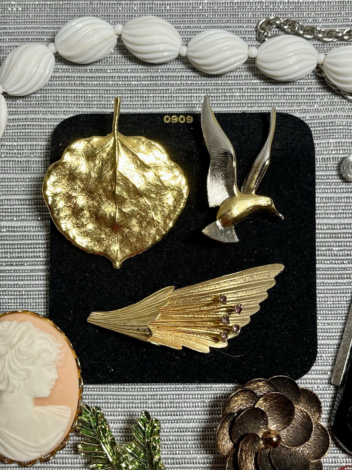 Vintage Jewelry Lot 10 Pieces Costume