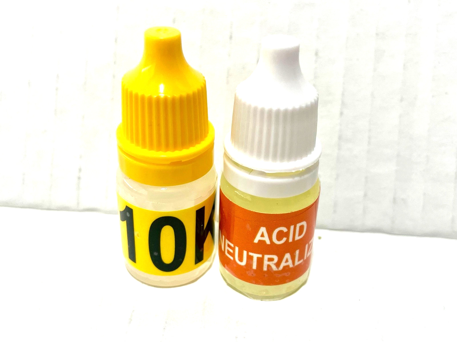 Gold Silver Platinum Testing Acids, 10k 14k 18k 22k-24k .999 .925 or Platinum