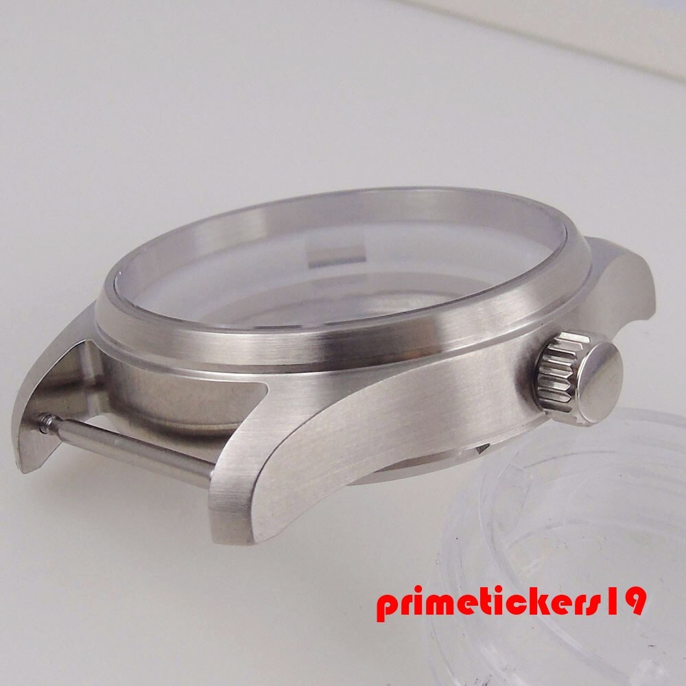 36/39mm Pilot Watch Case+Band Fit NH35 NH36 NH34 ETA2824 PT5000 Miyota8215 821A