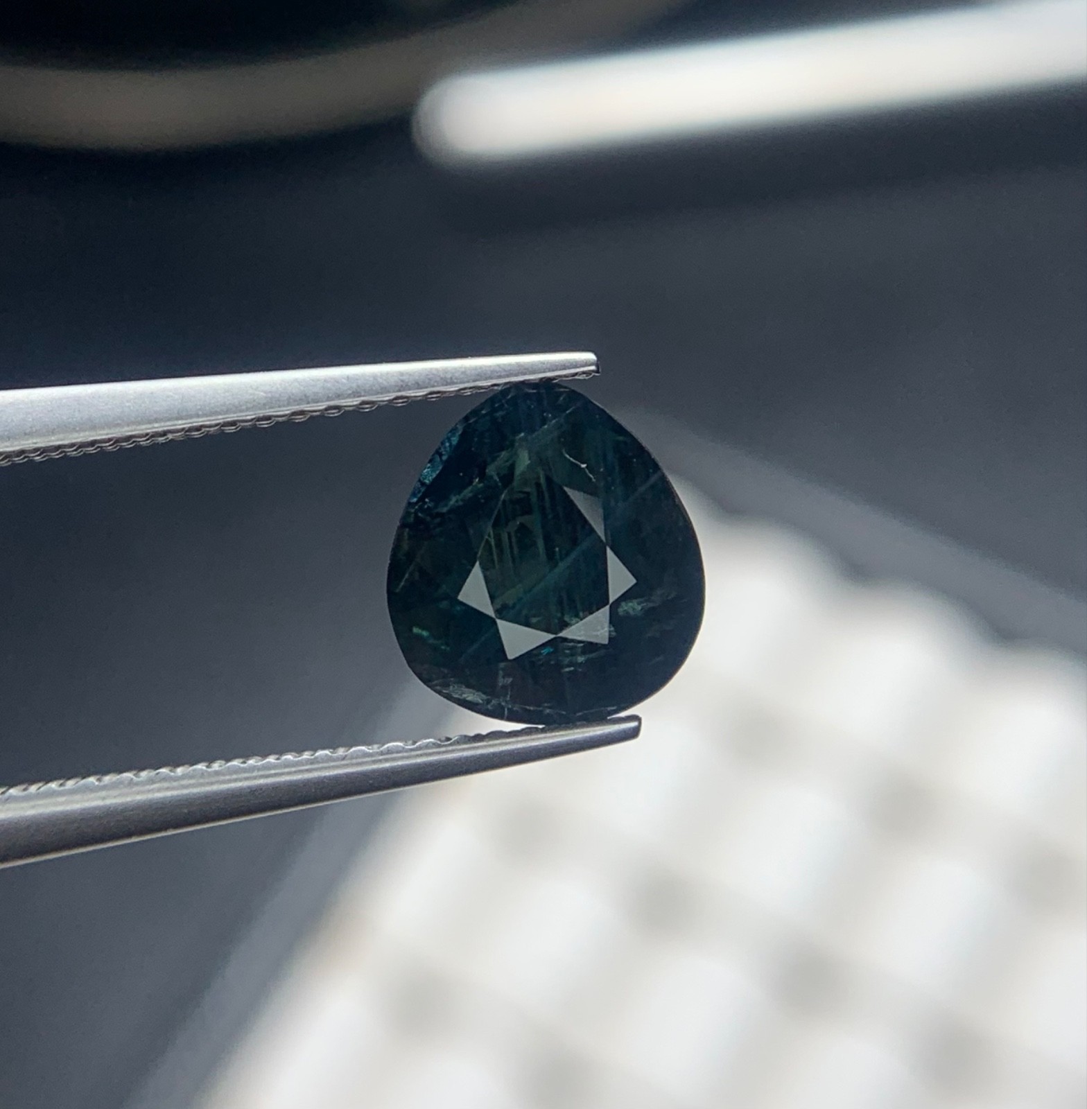 Natural Teal Sapphire Gemstone, 2.43 Crt From Madagascar