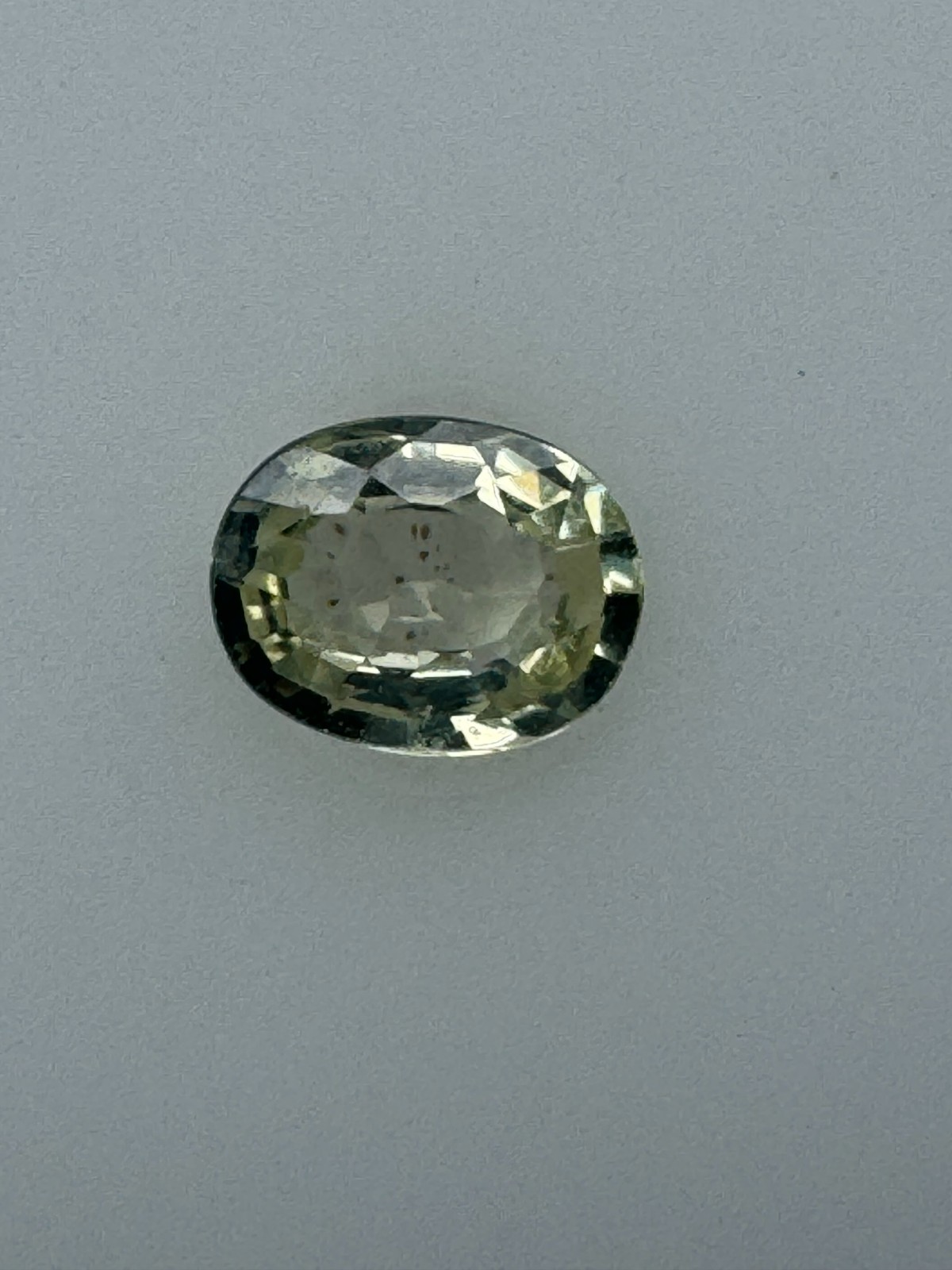 Lemon Green CHRYSOBERYL, 0.48 Carat, 5.5 x 4mm, Oval, Clean Natural Gem. #118