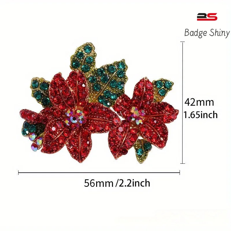 Classic Luxury Vintage Flower Brooch, Quality Women’s Metal Gift