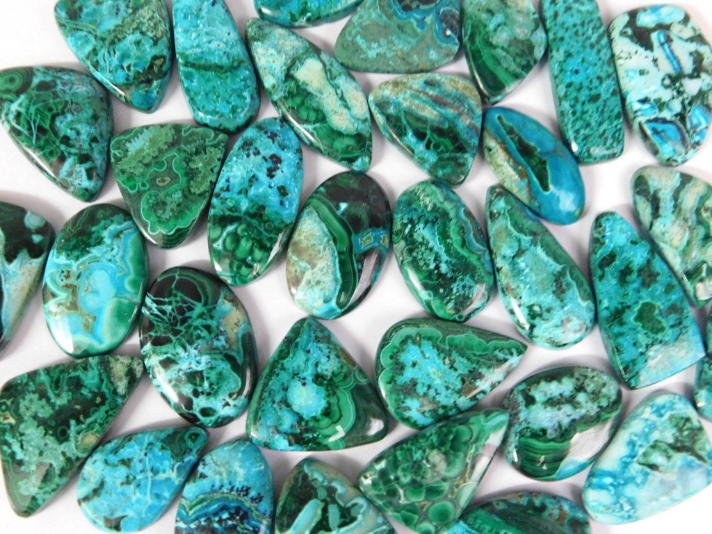 Mix Shape Azurite Malachite Pendant, Necklace Jewelry Making Gemstone 71243
