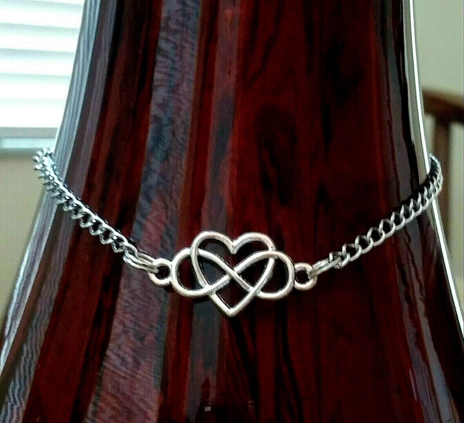 Infinity Love Heart Shape Stainless Steel Anklet Ankle Chain Bracelet Women Foot