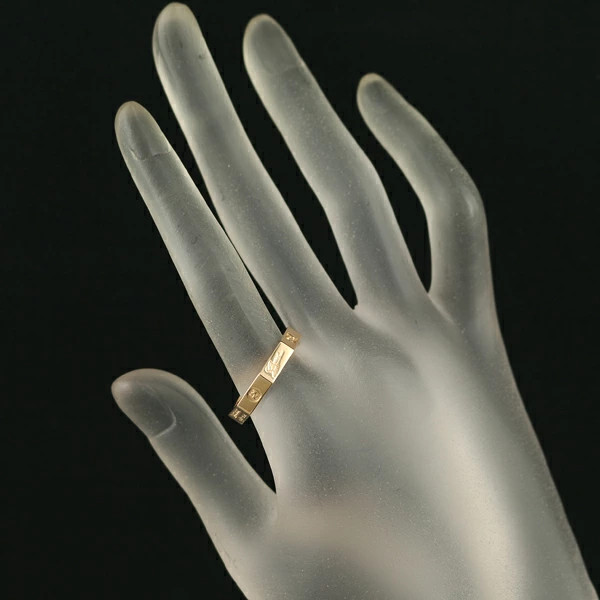 Gucci Ring Octagonal Logo US 8 K18PG Pink Gold Jewelry