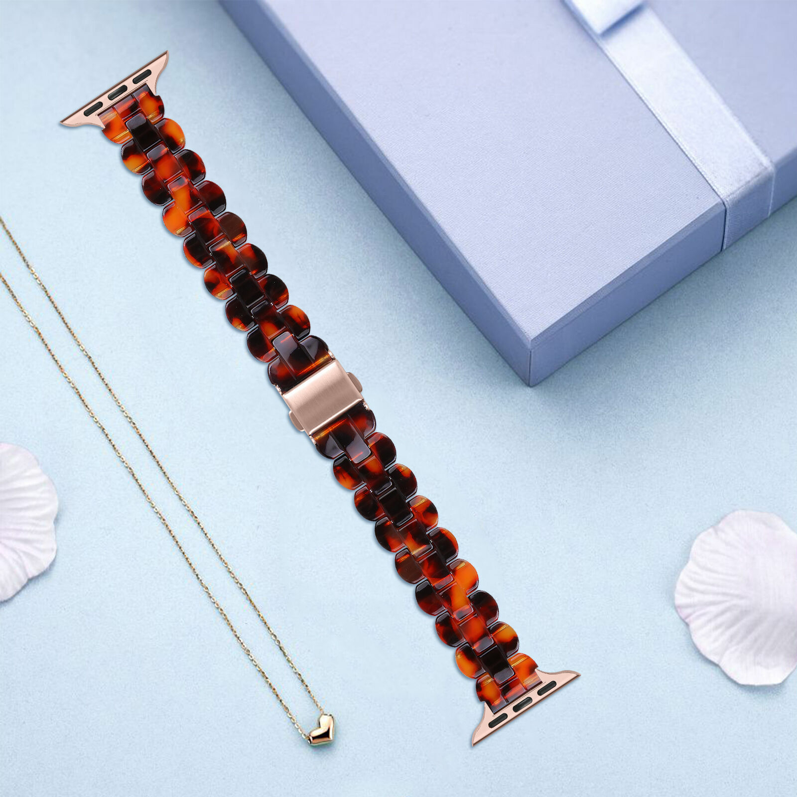 Resin Watch Band Strap For Samsung Galaxy Watch 3 41mm/Watch 4/Watch 5/Active 2