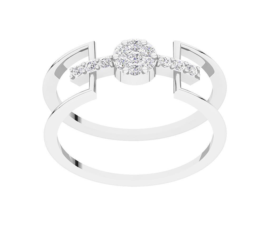 Engagement Wedding Ring I1 G 0.25 Carat 14K Yellow Gold Genuine Diamond 6.90 MM