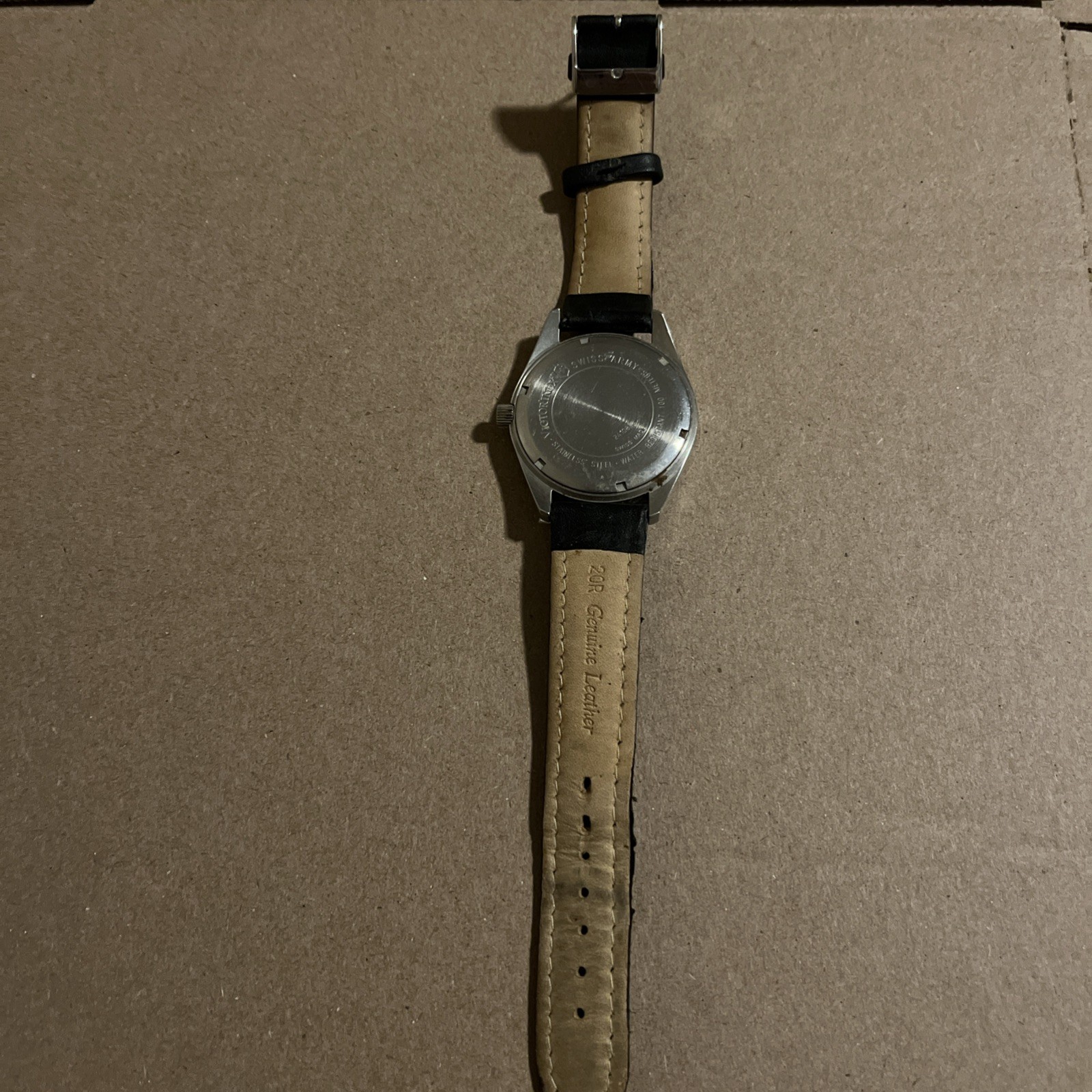 Victorinox 241083 Garrison Swiss Army Watch Leather
