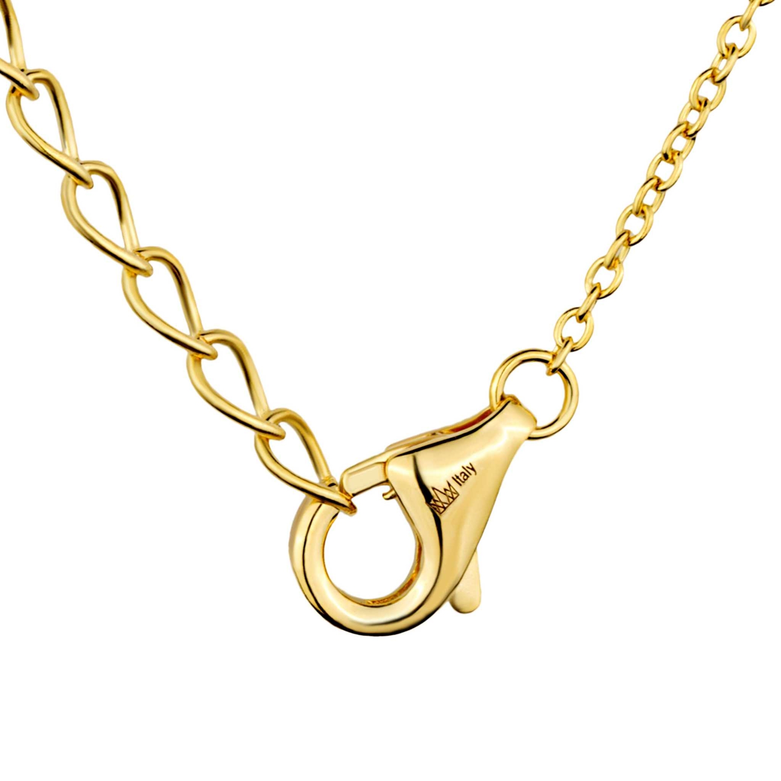 14K Gold Plated Brass Padlock Choker Minimalist Women Necklace