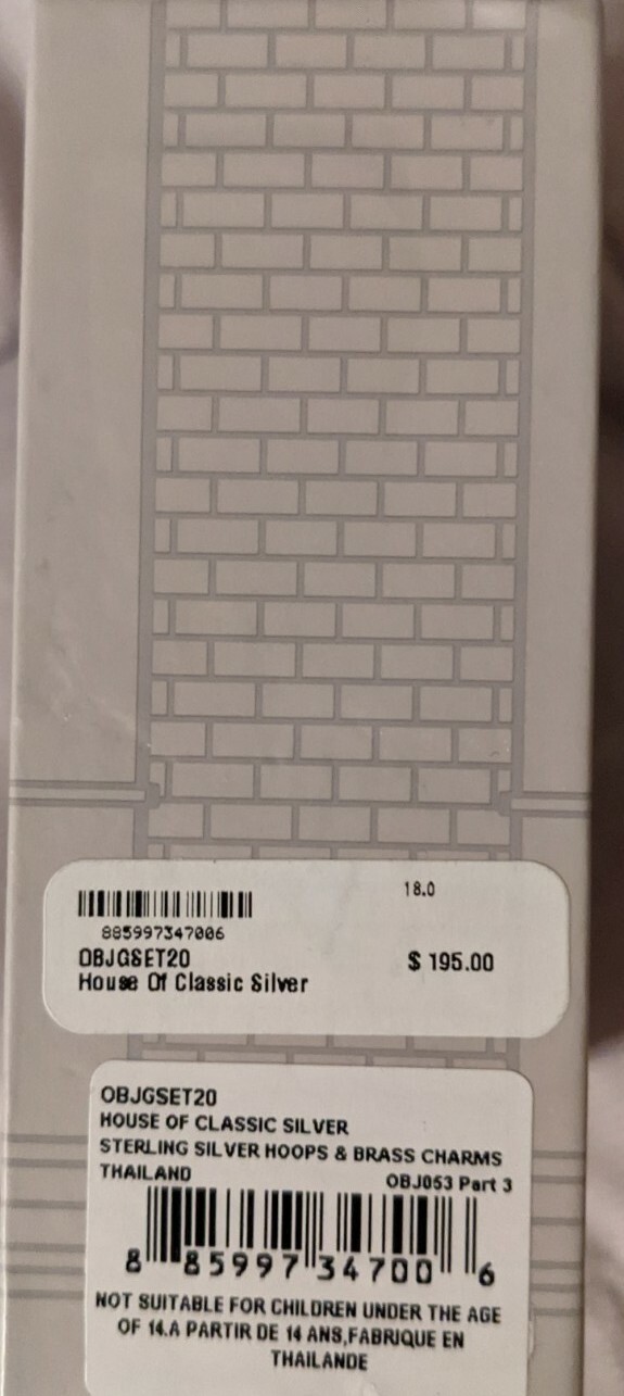 Olivia Burton London House of Classics 6 Piece Set Silver $195 NIB OBJGSET20