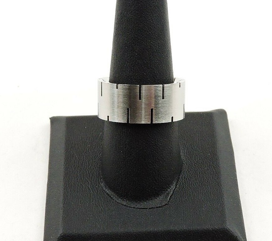 Stainless Steel Comfort Fit Wide Band Ring – Free Gift Packaging