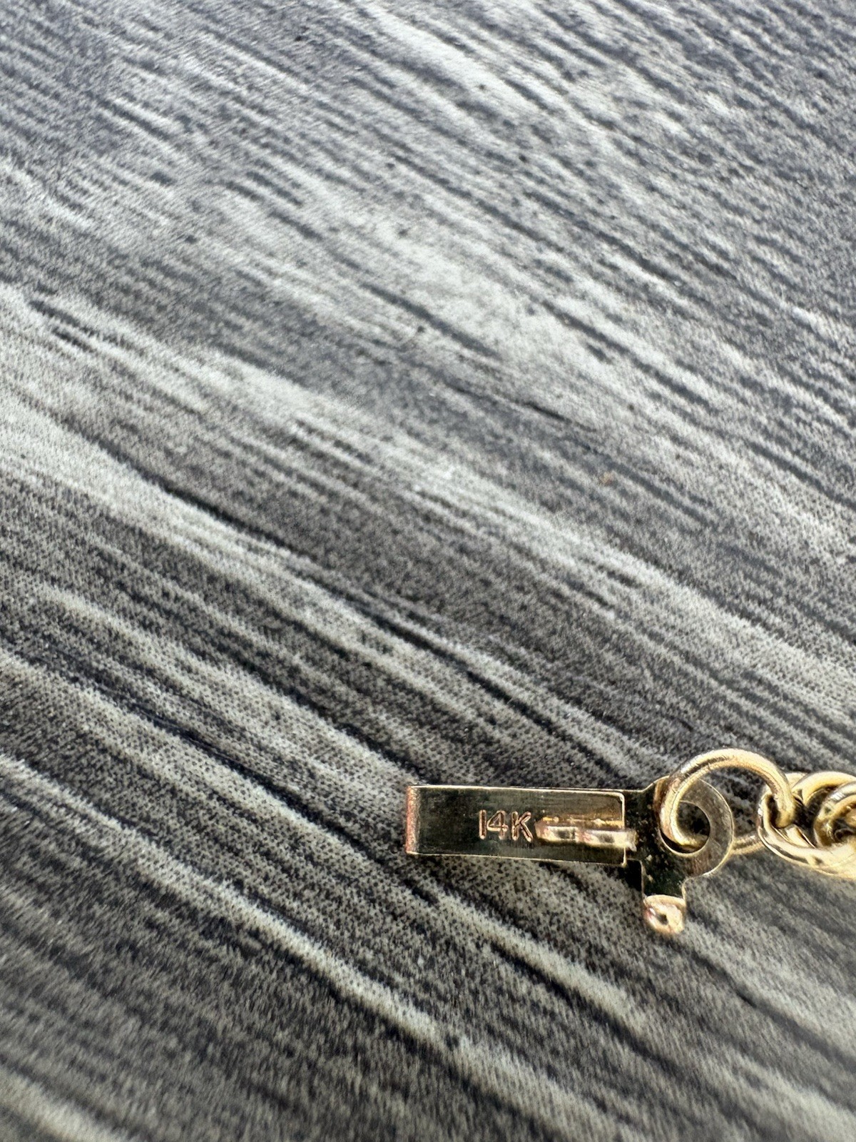 20” 14k Y/G Rope Chain Barrel Catch 5g Tested