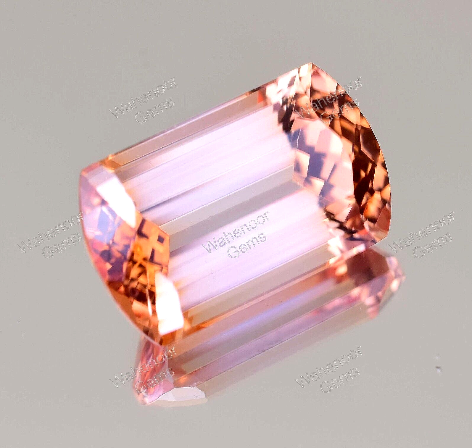 Natural imperial Topaz 17.30 Ct Fancy Stunning FLAWLESS AGL Certified Gemstone