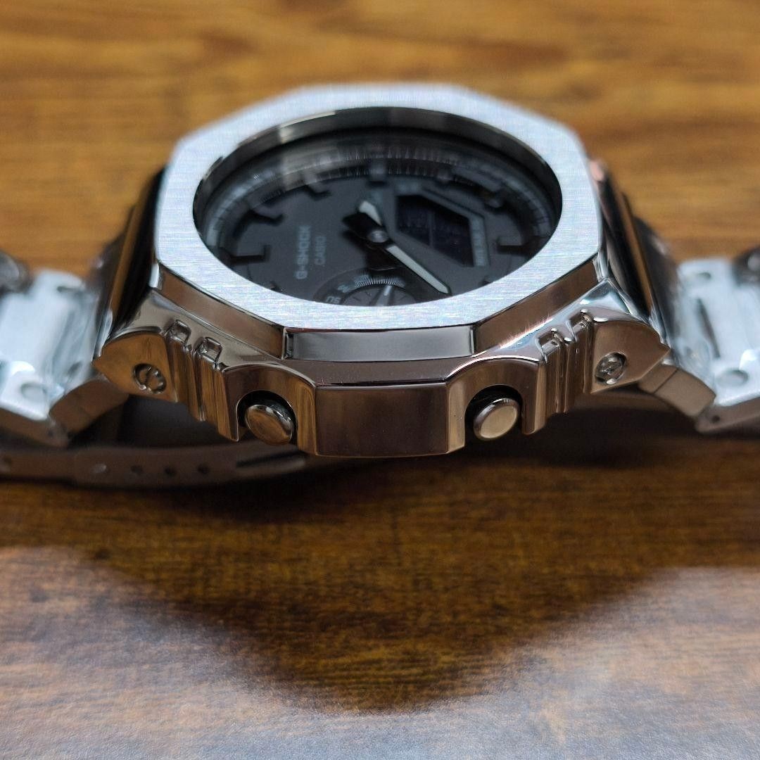 CASIO G SHOCK GA 2100 Metal Custom Quartz Watch