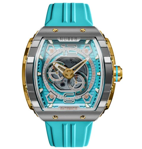 Nubeo Magellan City Blue 24hr Automatic Watch
