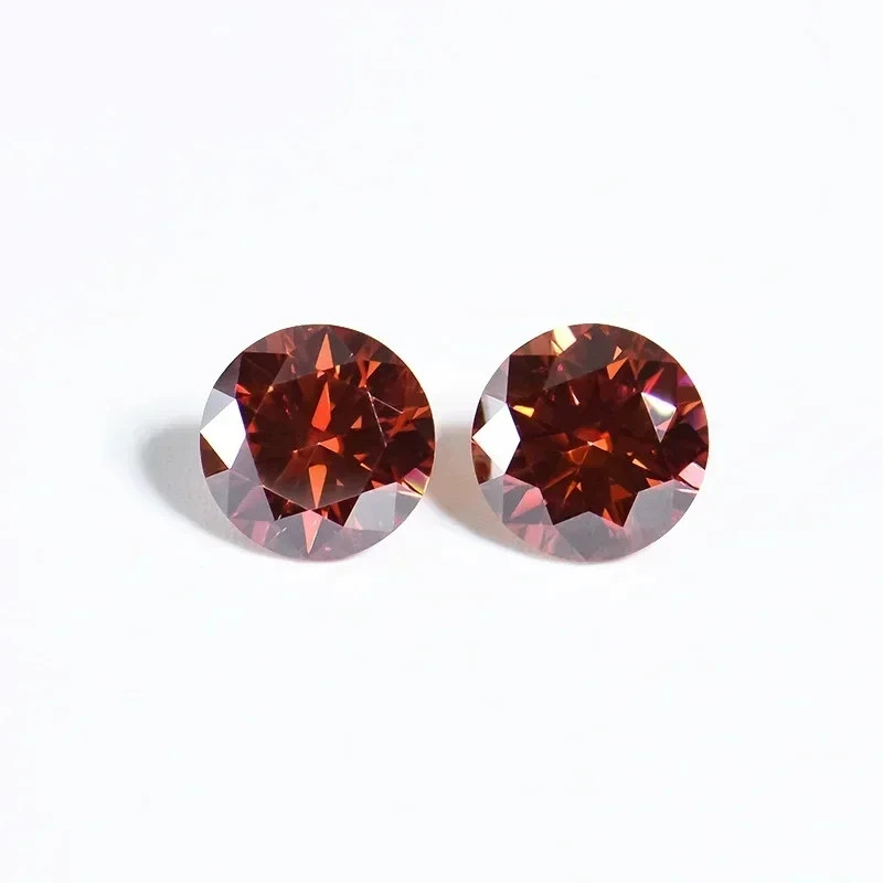 Colorful 0.1ct-5ct Full Size Loose Moissanite Stone VVS1 Gemstones GRA Wholesale