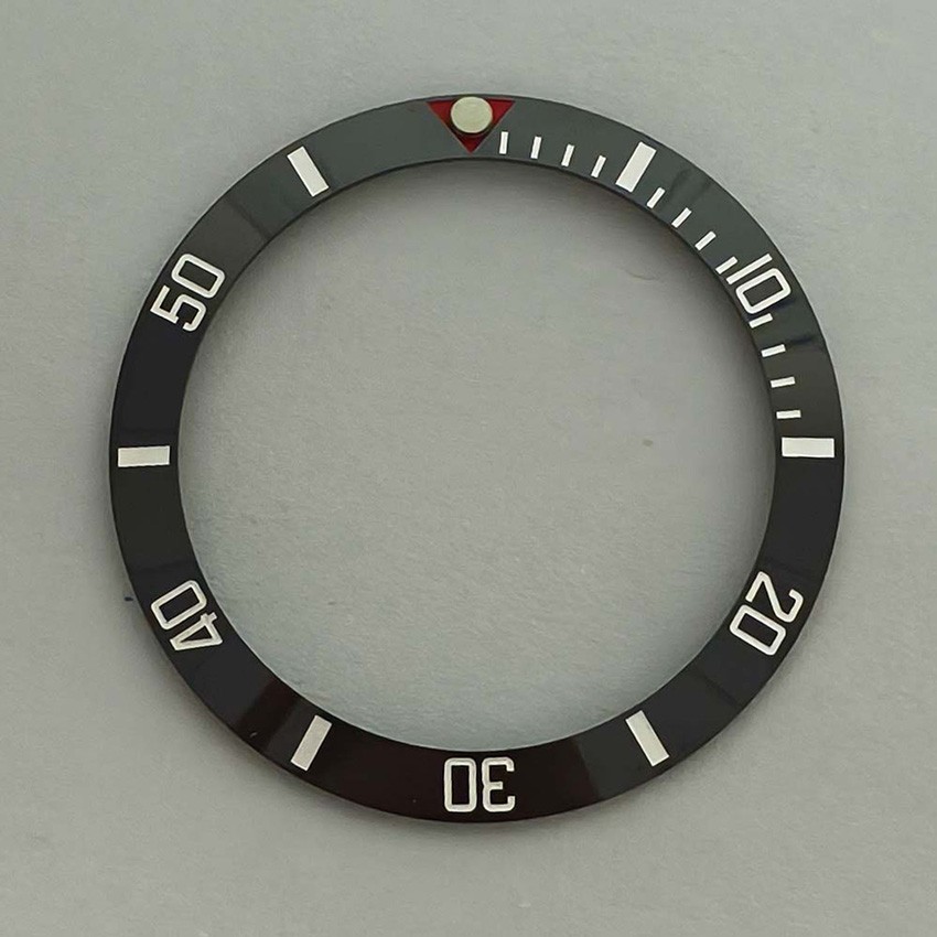 Replacement Ceramic Bezel Insert SUB Beveled Bezel Ring Watch Accessories