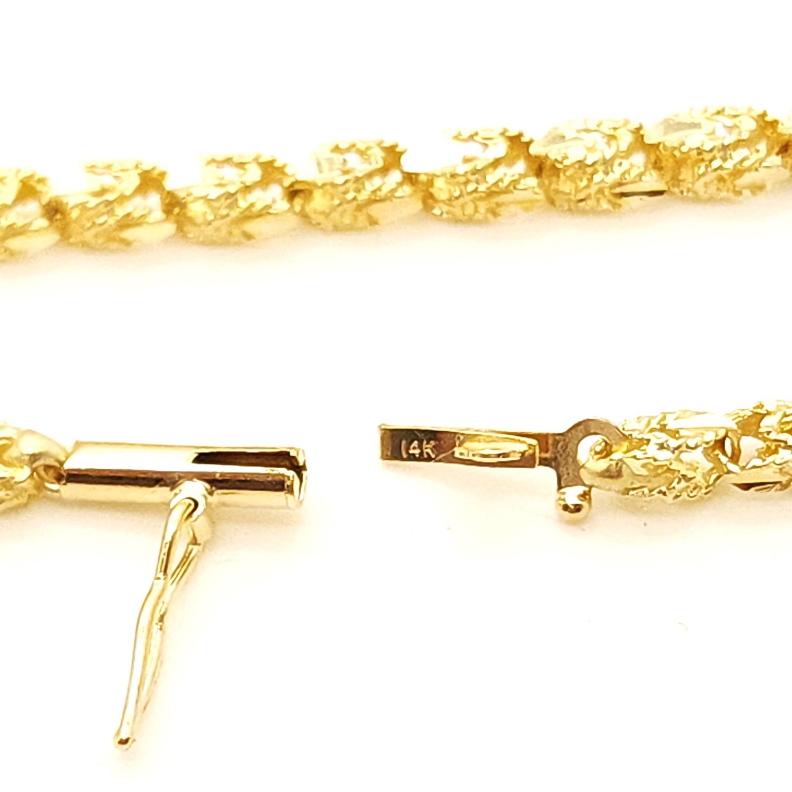14k Gold Turkish Link Chain Size: 20″