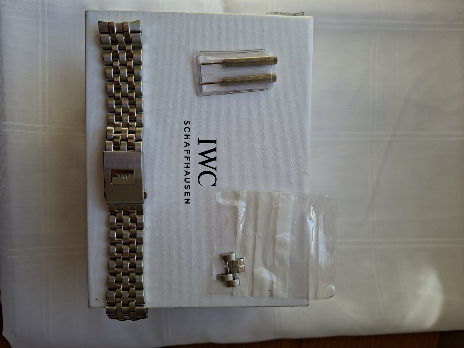 IWC Big Pilot Stainless Steel Jubilee Watch Strap